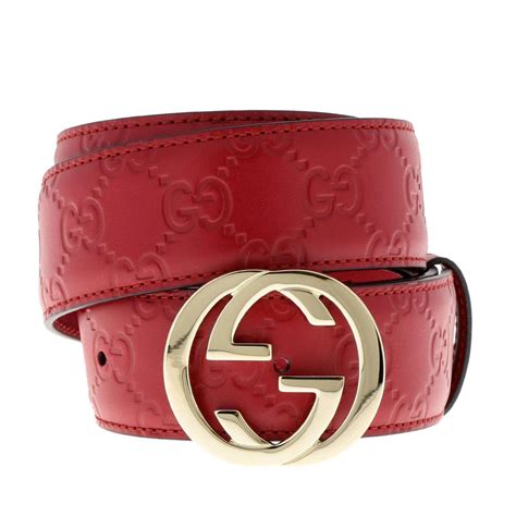 red suede gucci belt|Gucci red belt for women.